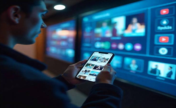 socials on on Digital Signag